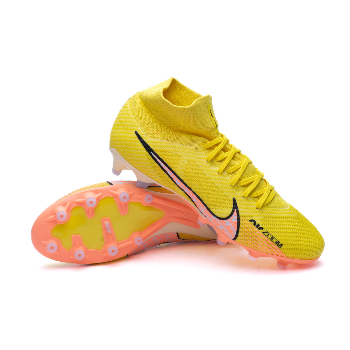 Cambio Sanción llave inglesa Bota de fútbol Nike Air Zoom Mercurial Superfly 9 Pro AG-Pro Yellow  Strike-Sunset Glow-Doll - Fútbol Emotion