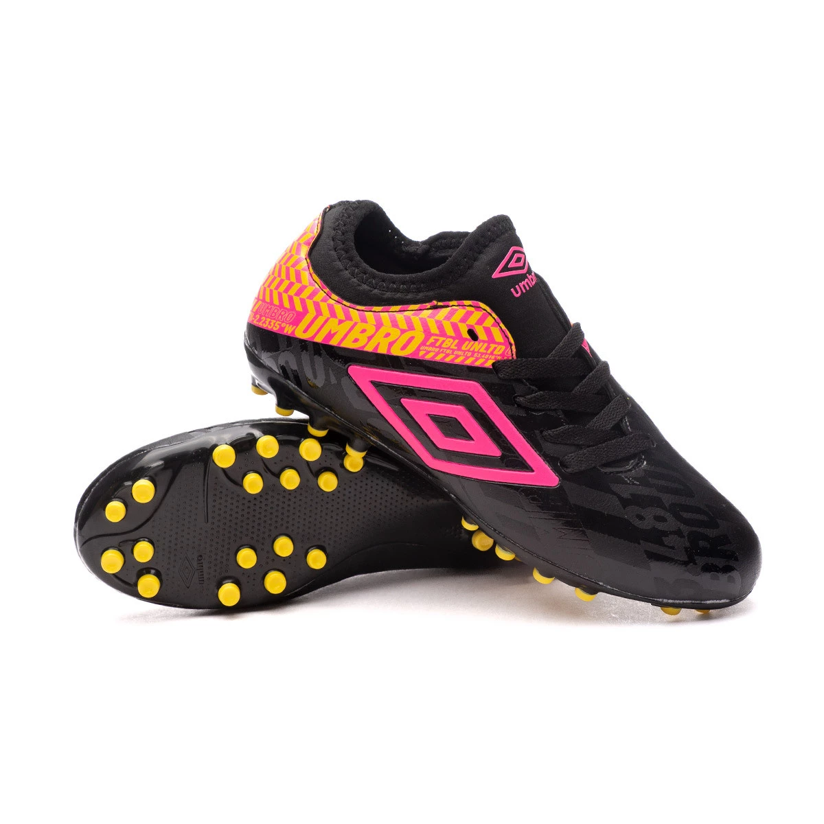 Football Boots Umbro Kids Axis AG Black F tbol Emotion