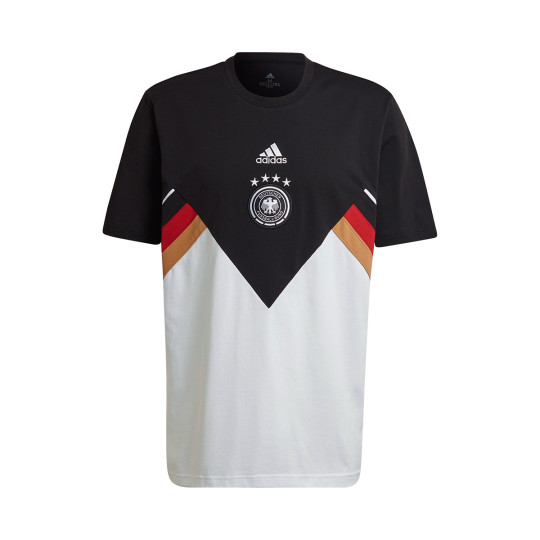 Playera adidas Alemania Fanswear Mundial Qatar 2022 BlackWhite
