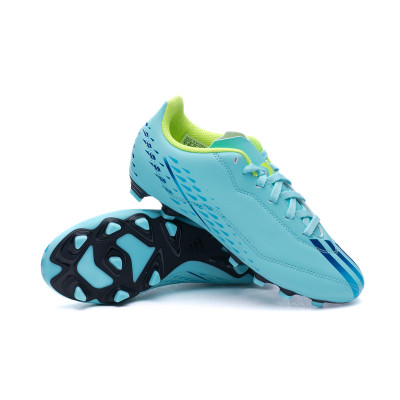 Bota de fútbol adidas Speedportal .4 FxG Niño Clear Aqua-Power Blue-Solar Yellow - Fútbol Emotion