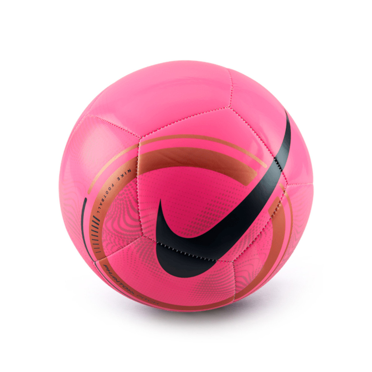 Ballon de Football Nike Pitch - Explosion Rose/Noir Cassé/Blanc
