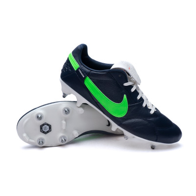 Subjetivo de acuerdo a emparedado Bota de fútbol Nike The Nike Premier 3 SG-Pro AC Obsidian-Range Green-Sail  - Fútbol Emotion