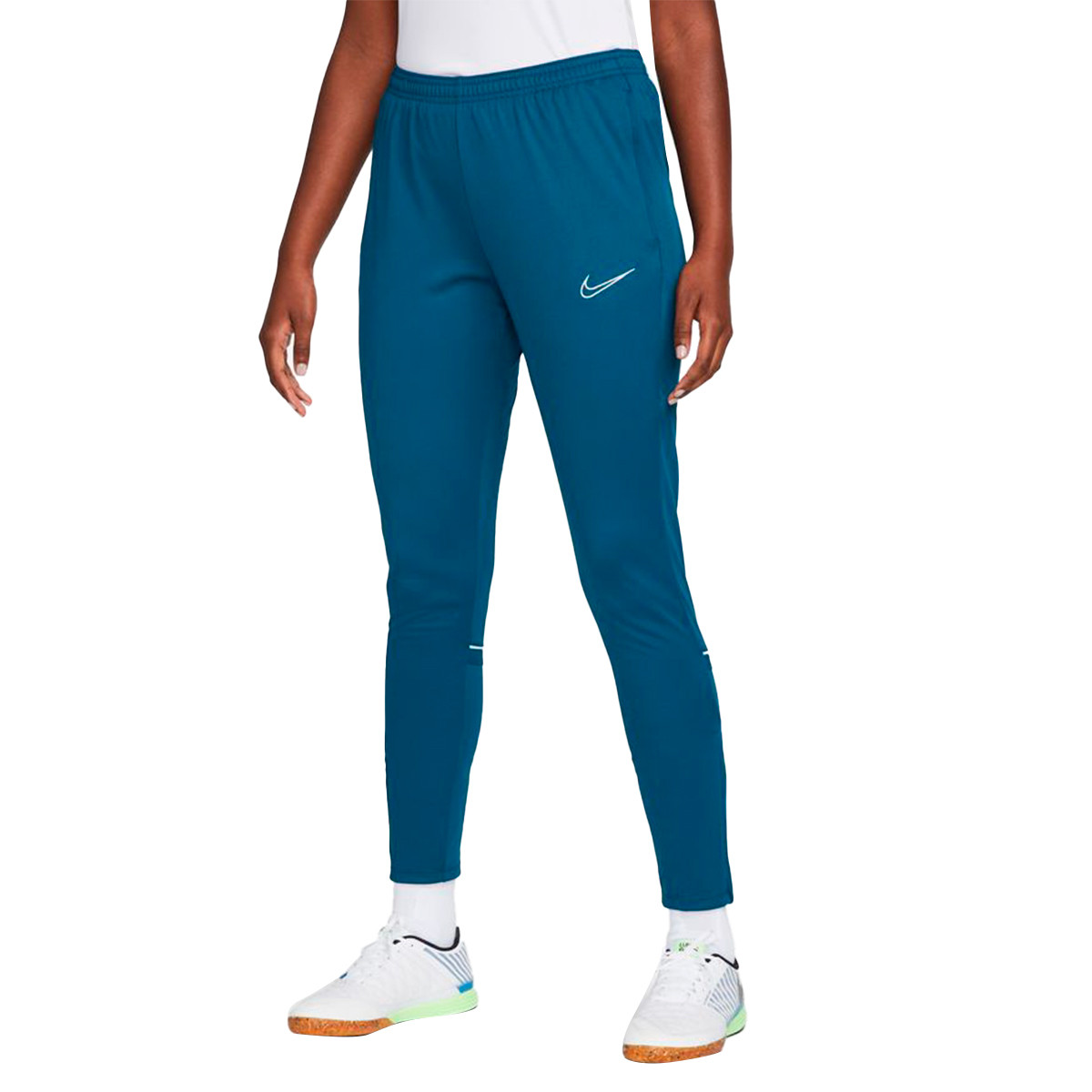 valor Solo haz lluvia Pantalón largo Nike Academy 21 Dri-Fit KPZ Mujer Valerian Blue-White -  Fútbol Emotion