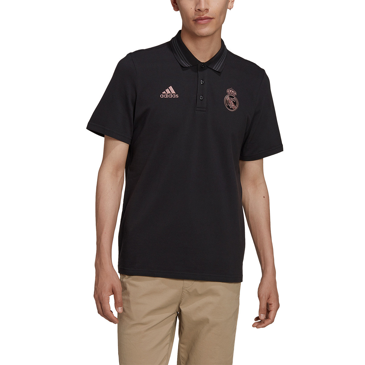 heuvel Klik Dek de tafel Polo shirt adidas Real Madrid CF Fanswear 2022-2023 Black - Fútbol Emotion
