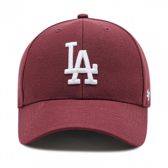 47 Brand - Cap MLB Los Angeles Dodgers MVP, Unisex, Dark Maroon, OSFA