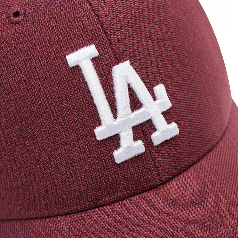 47 Brand - Cap MLB Los Angeles Dodgers MVP, Unisex, Dark Maroon, OSFA