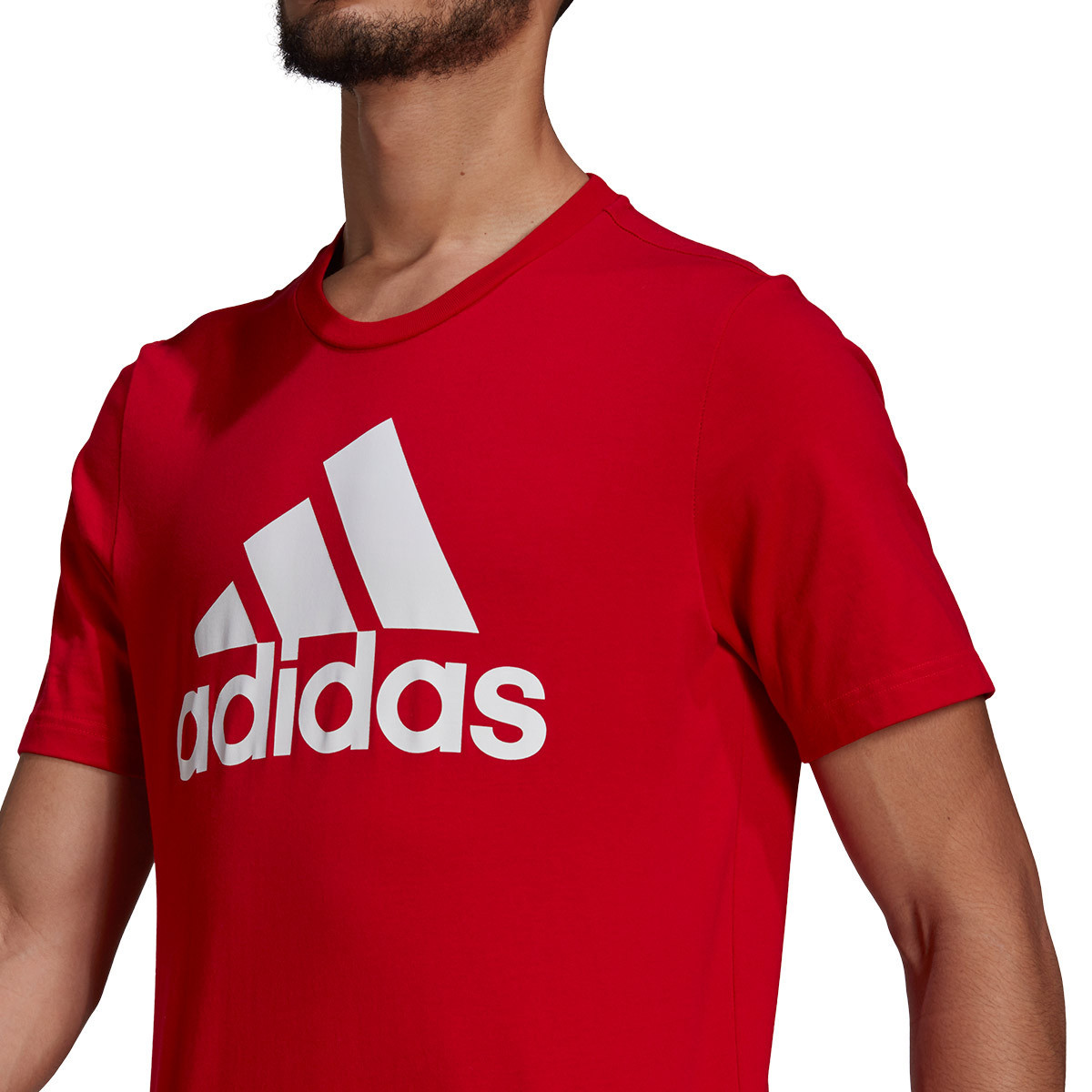 Jersey adidas Essentials Fútbol Big Emotion - Logo Scarlet-White