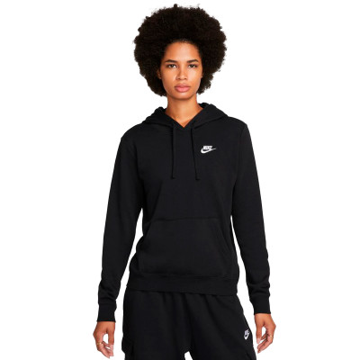 Quagga Maravilloso Del Norte Sudadera Nike Sportswear Club Fleece Mujer Black-White - Fútbol Emotion