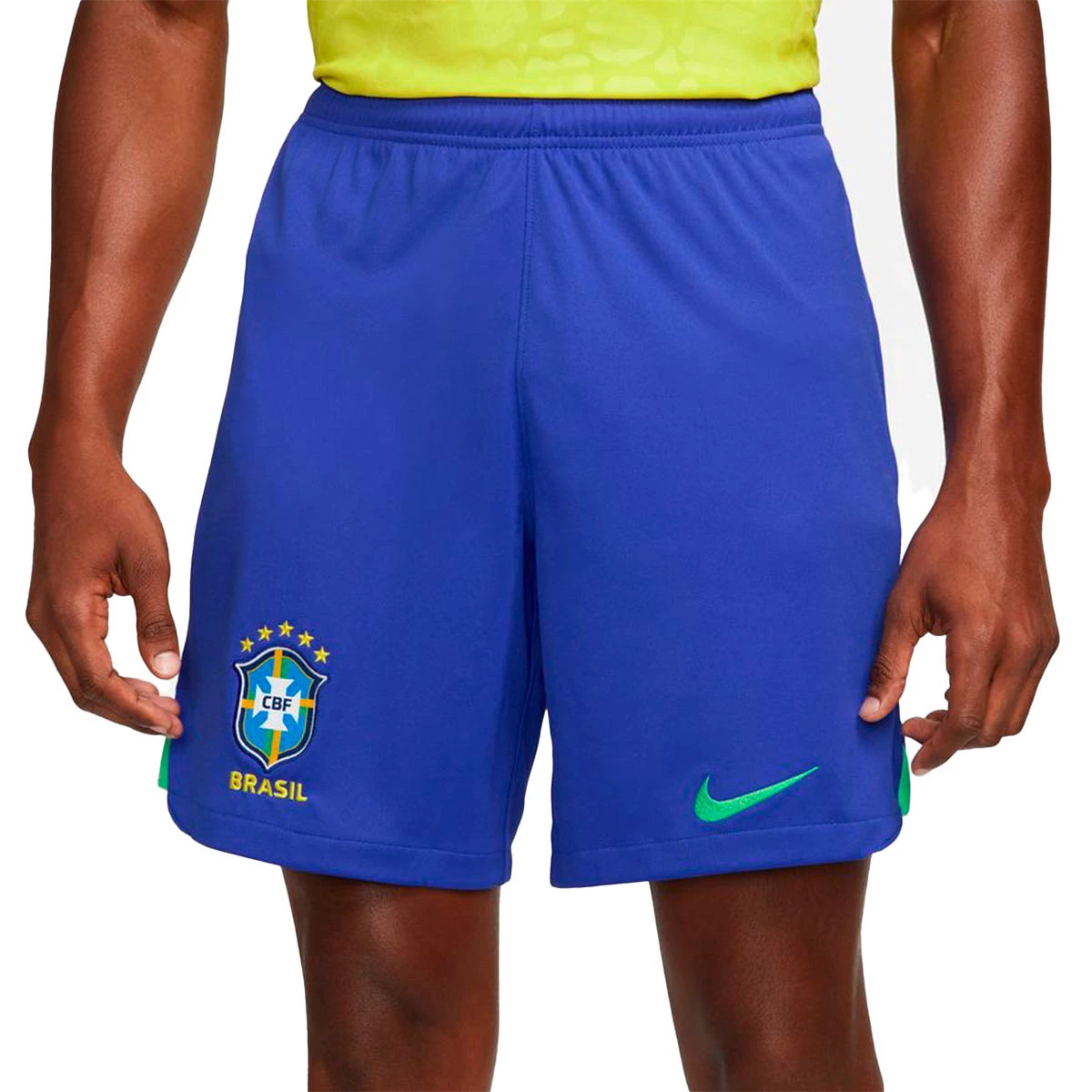 Calções Nike Brasil Segundo Equipamento Stadium Mundial Qatar 2022