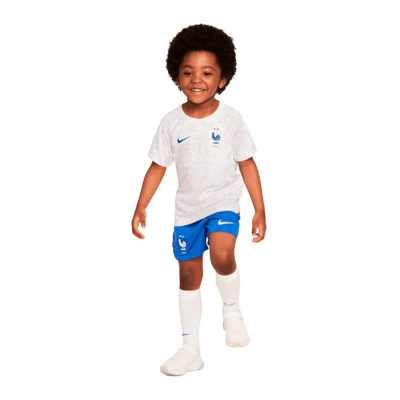 Tenue Enfants France Kit Extérieur Stadium Coupe du Monde Qatar 2022