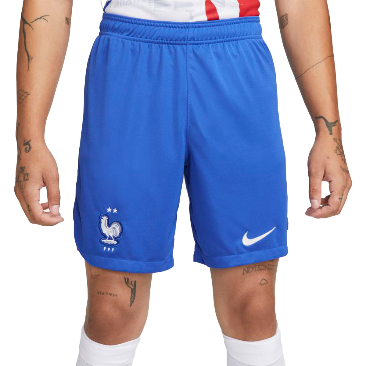 Shorts Nike Francia Segunda Equipación Stadium Mundial Qatar 2022 Game  Royal-White - Fútbol Emotion