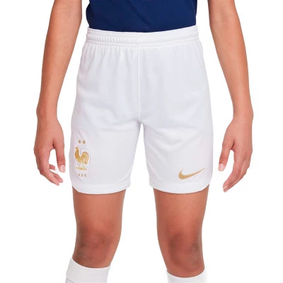 Kids France Qatar 2022 Stadium Home Short Shorts