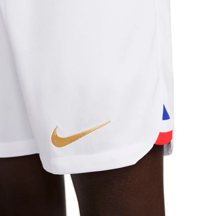 pantalon-corto-nike-francia-primera-equipacion-stadium-mundial-qatar-2022-white-metallic-gold-2