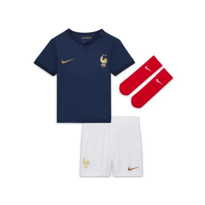 Completo Francia Prima Divisa Kit World Cup 2022 Neonato