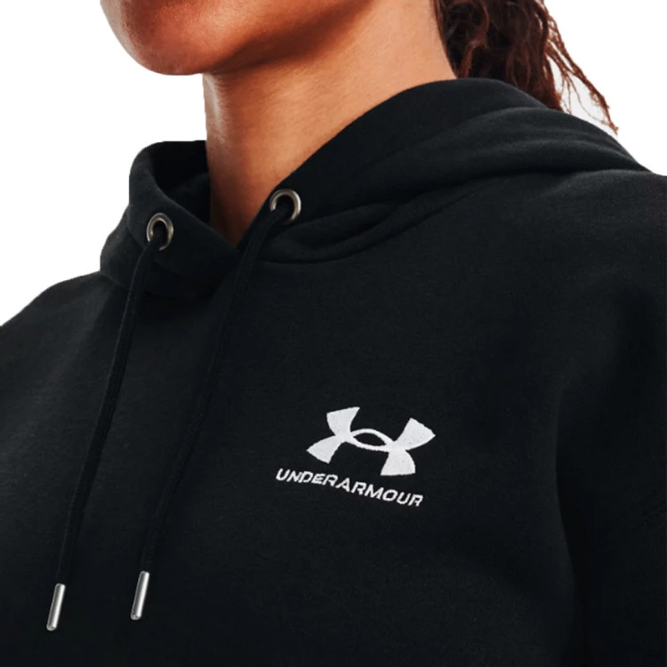 sudadera-under-armour-essential-fleece-hoodie-mujer-black-white-1