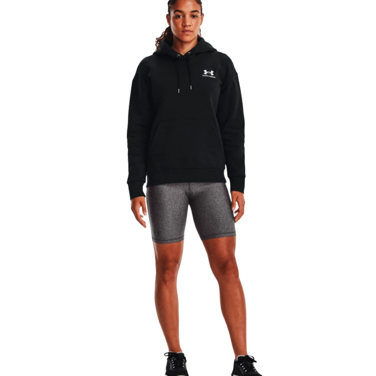 sudadera-under-armour-essential-fleece-hoodie-mujer-black-white-2