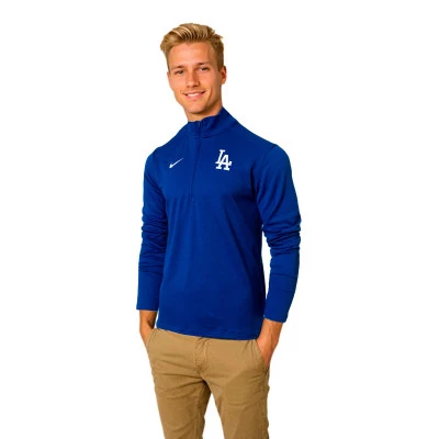 Felpa Team Agility Logo Pacer Half Zip Los Angeles Dodgers