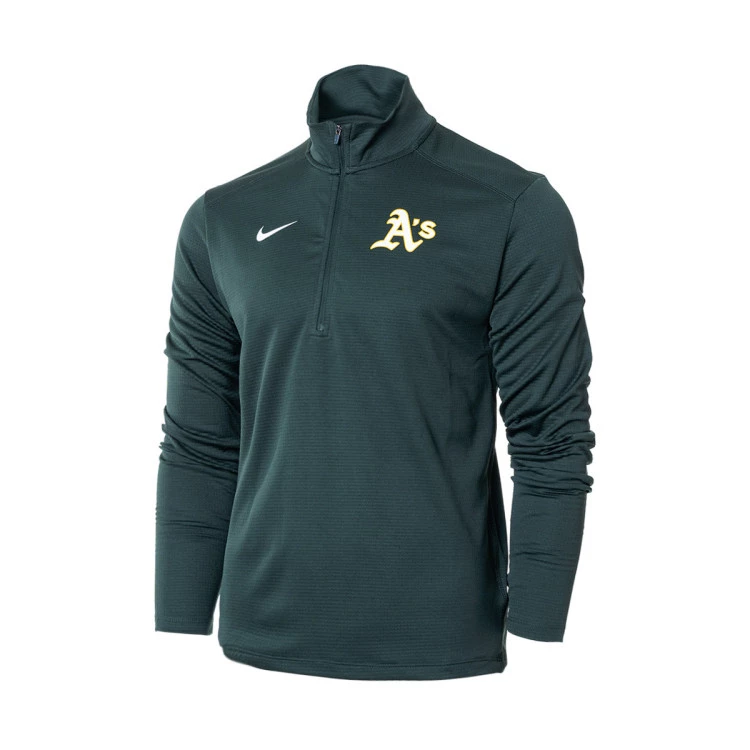 sudadera-nike-team-agility-logo-pacer-half-zip-oakland-athletics-pro-green-1