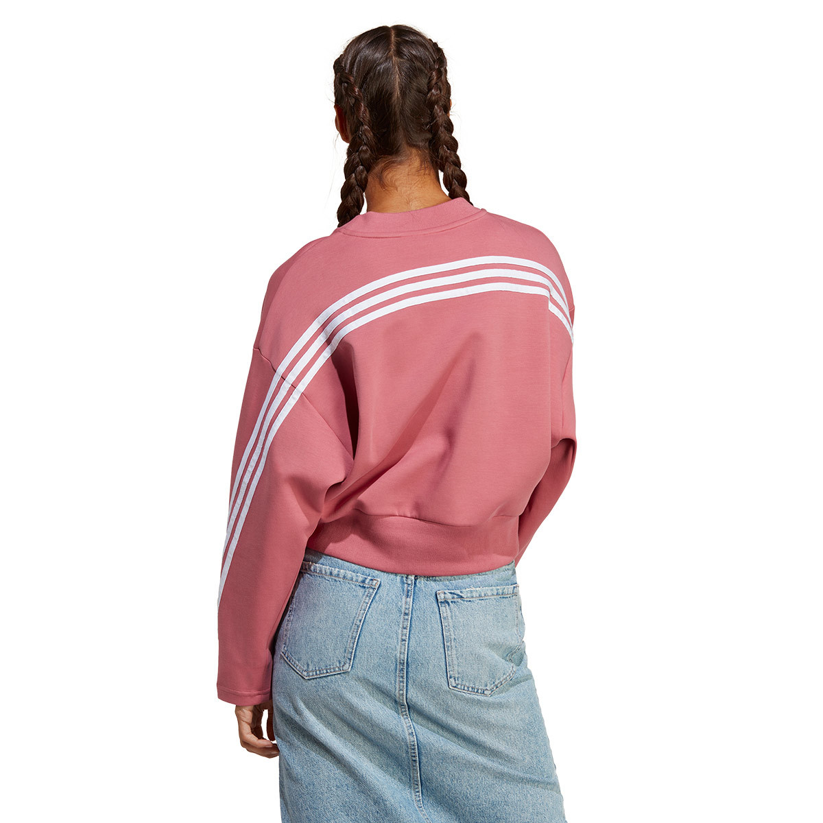 Sweatshirt adidas Women Future Icons - Fútbol Strata Pink Emotion Stripes 3