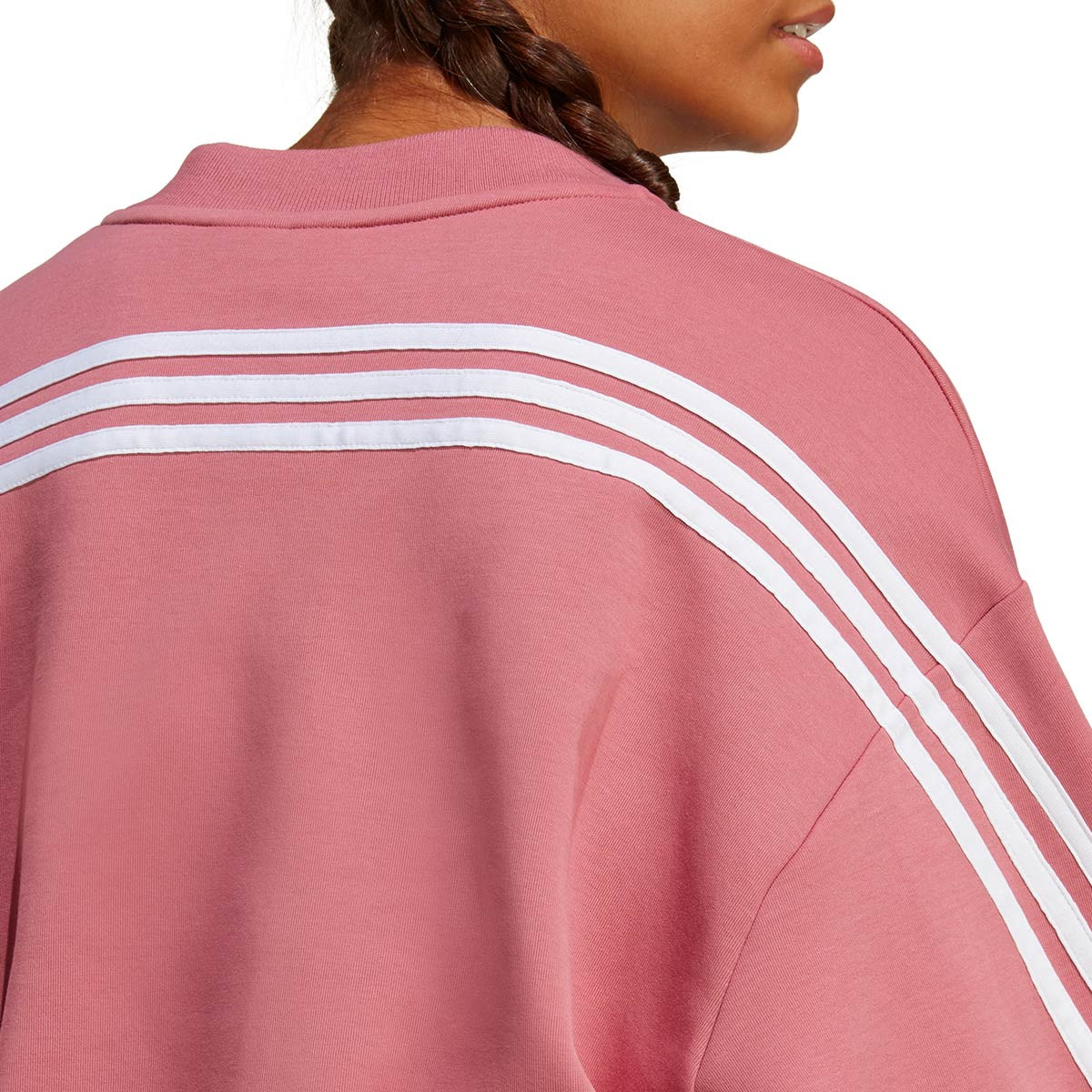Pink adidas 3 Sweatshirt Icons Women Stripes Fútbol Strata - Future Emotion