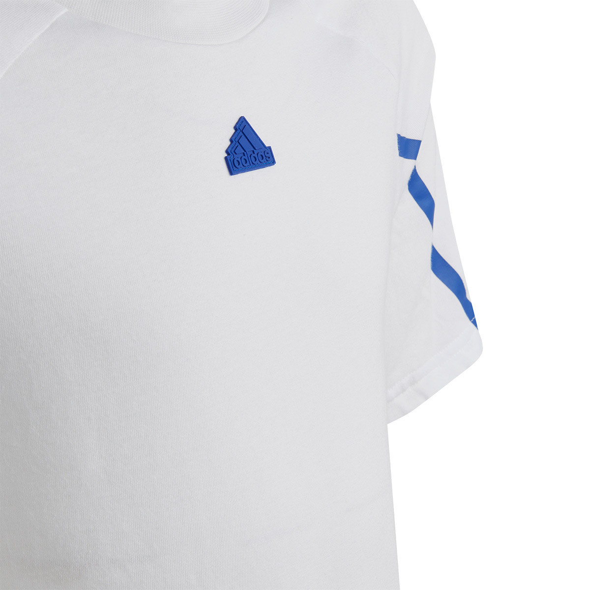 Jersey adidas Kids Future Icons Emotion Blue White-Semi Fútbol Lucid - Logo