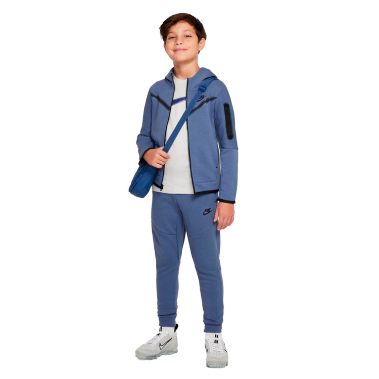 Long pants Nike Kids Sportswear Tech Fleece Diffused Blue Black