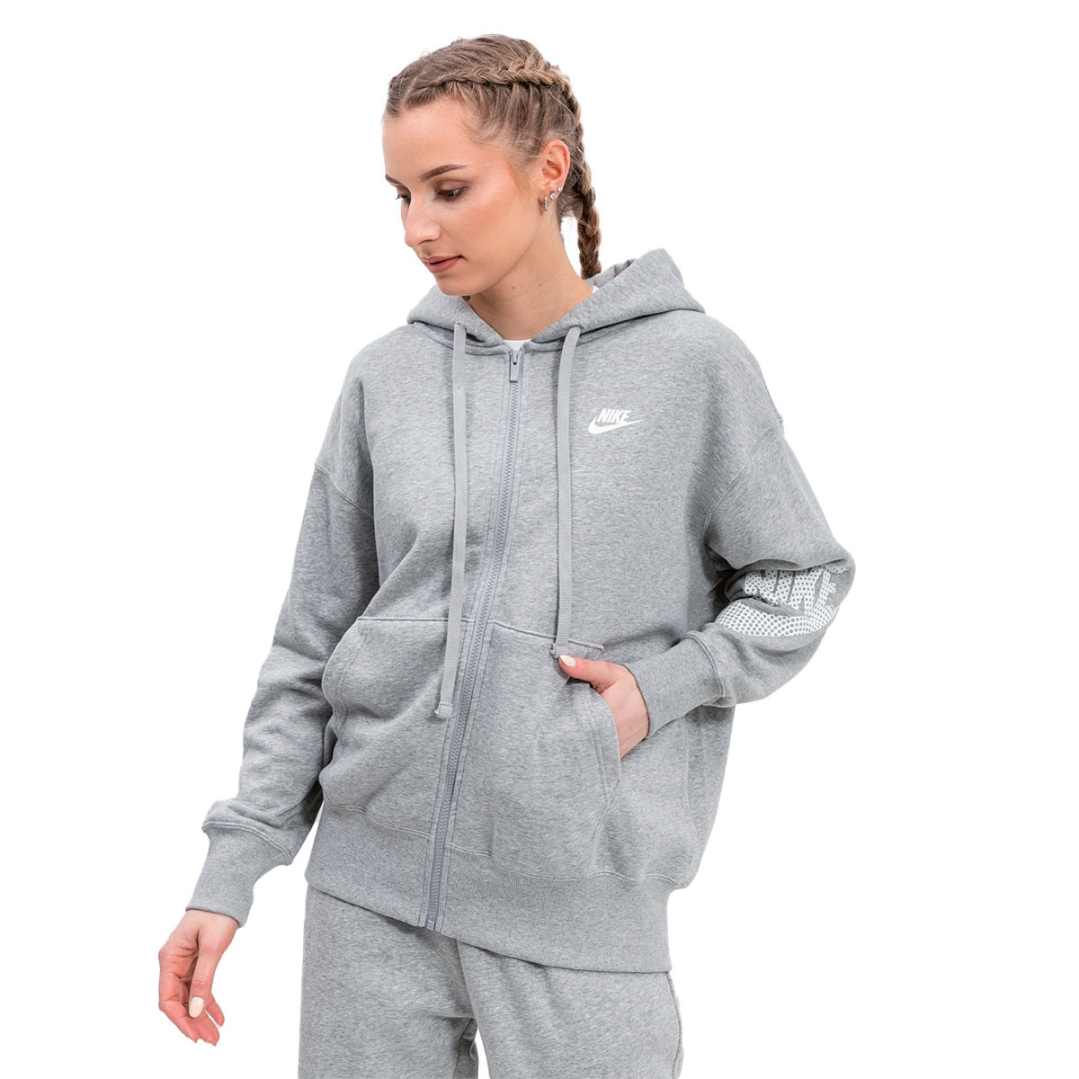 Chaqueta Nike Sportswear Mujer Grey - Fútbol Emotion