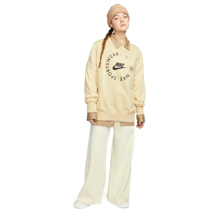 sudadera-nike-sportswear-fleece-oversize-sport-utility-mujer-gold-3