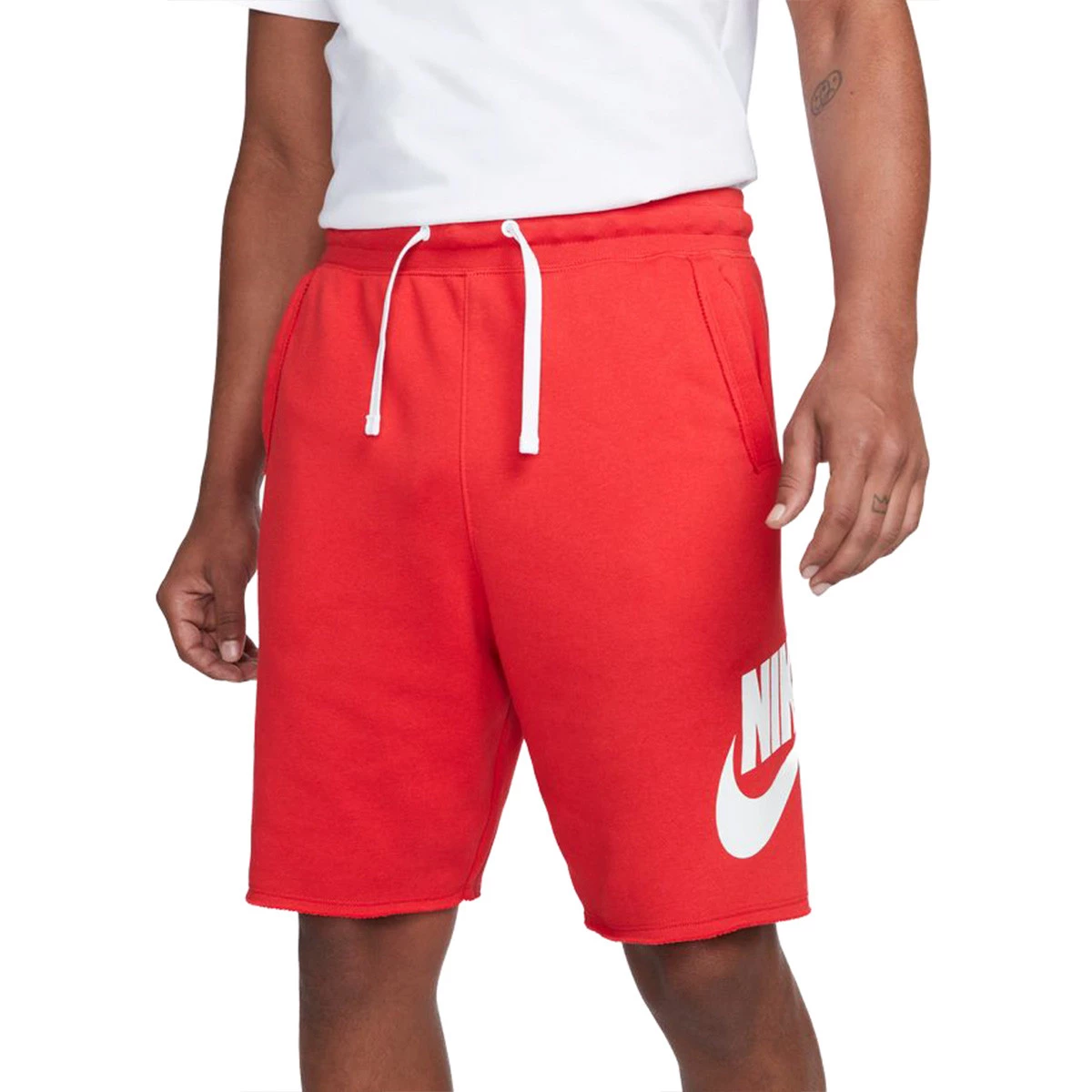 Shorts Nike Club Futura University Red White White Futbol Emotion