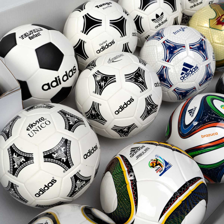 Pack Adidas Balones Mini Históricos World Cup White - Fútbol Emotion