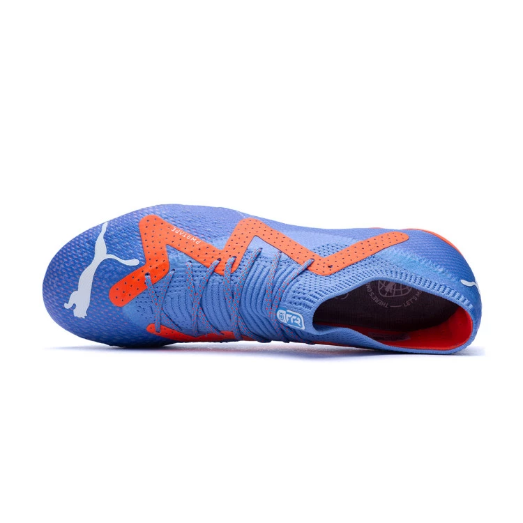 bota-puma-future-ultimate-low-fgag-blue-glimmer-white-ultra-orange-4