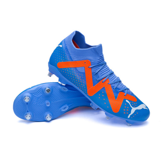 Football Boots Puma Future Match MxSG Blue Glimmer-White-Ultra Orange ...