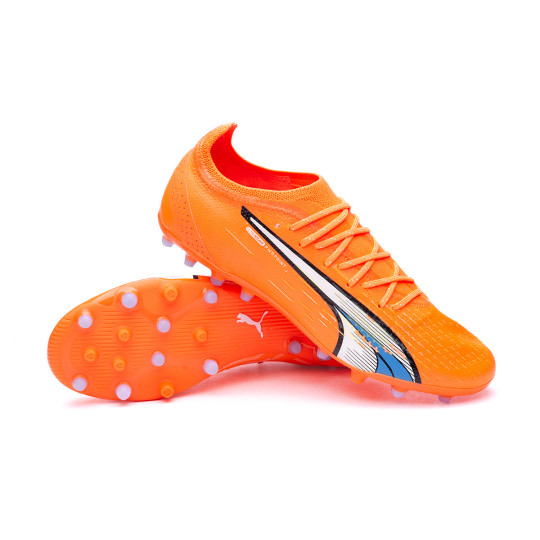 Football Boots Puma Ultra Ultimate MG Ultra Orange-White-Blue Glimmer ...