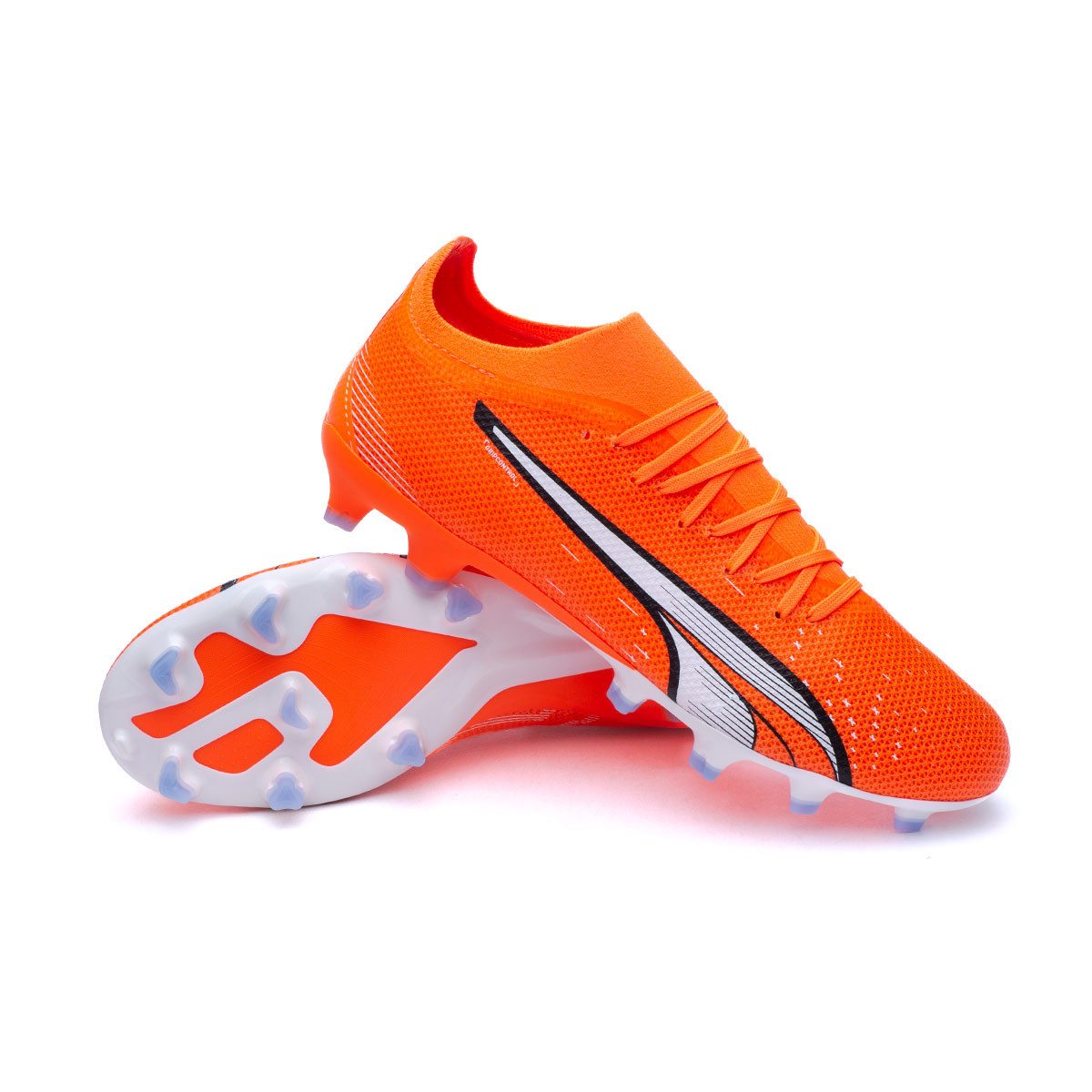 Football Boots Puma Ultra Glimmer FG/AG Fútbol Match Orange-White-Blue Ultra - Emotion