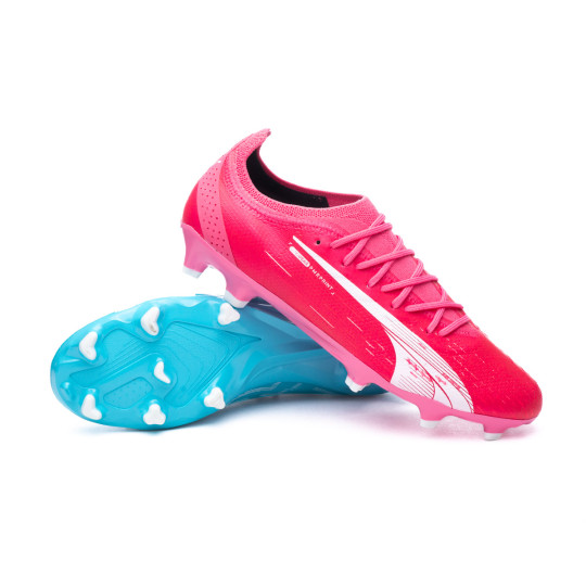 atraer Gasto Repeler Bota de fútbol Puma Ultra Ultimate FG/AG Hero Blue-White-Sunset Pink -  Fútbol Emotion