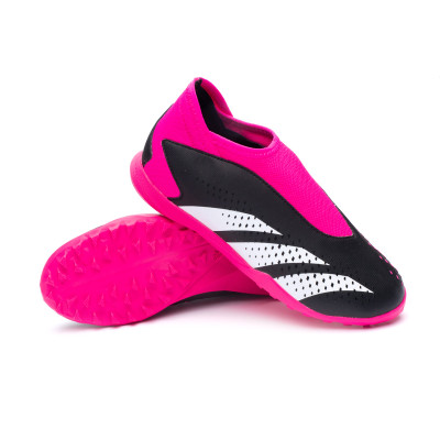 Buy adidas Mens Predator Freak.3 Laceless TF Astro Football Boots Core  Black/Footwear White/Shock Pink