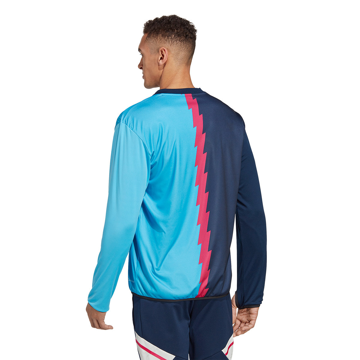 adidas 2023 Arsenal Pre-Match Jersey - Navy-Magenta-Sky Rush