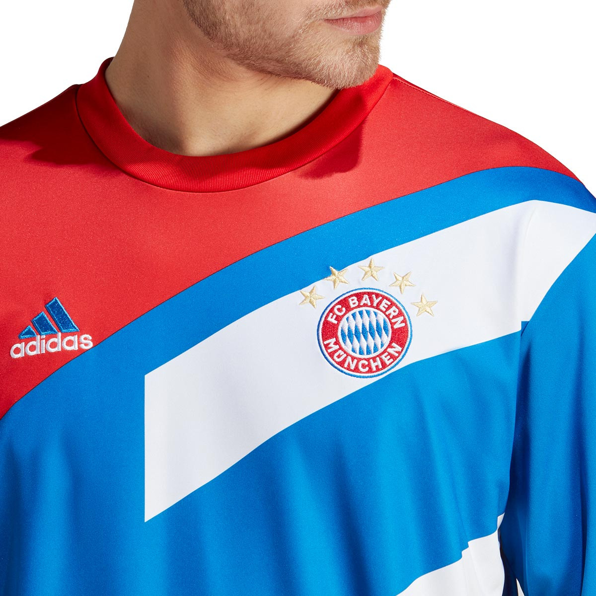 Impresión mi ordenar Sweatshirt adidas FC Bayern München Training 2022-2023 Red-Bright Royal -  Fútbol Emotion