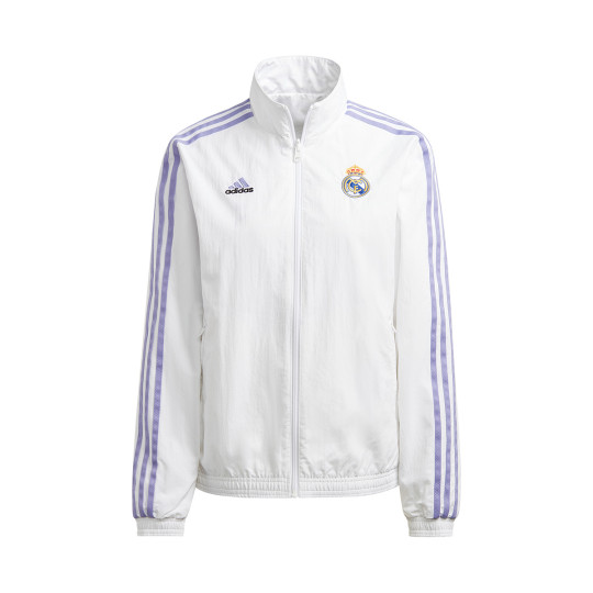 Jacket adidas Women Real Madrid CF Pre-Match 2022-2023 White - Fútbol ...