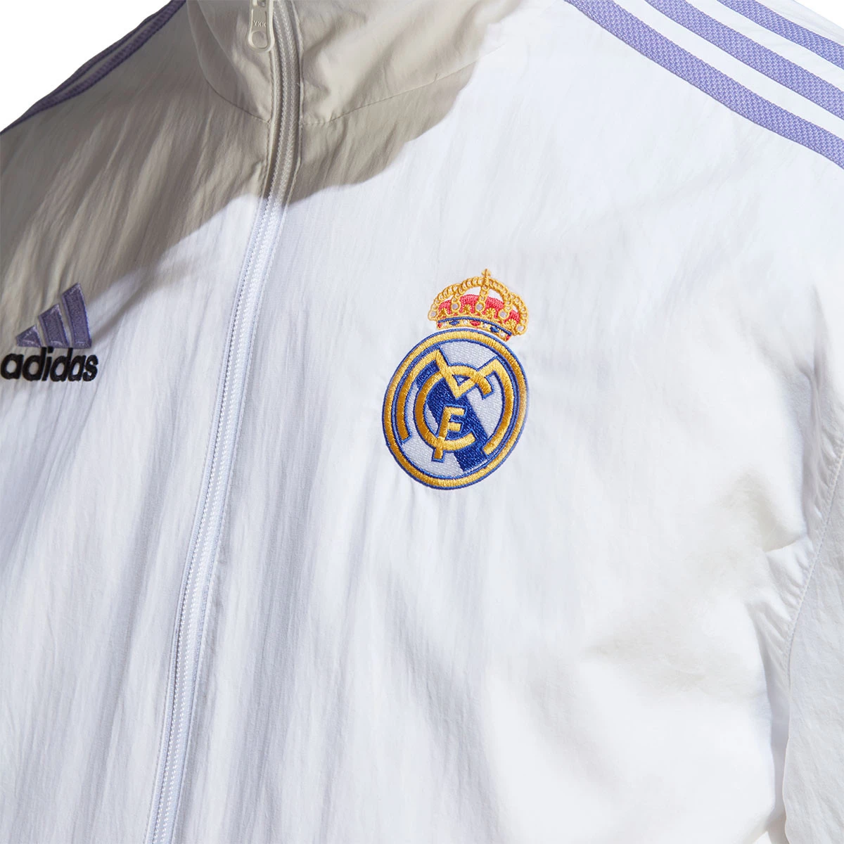 Chaqueta adidas Real Madrid CF Pre-Match 2022-2023 White - Fútbol Emotion