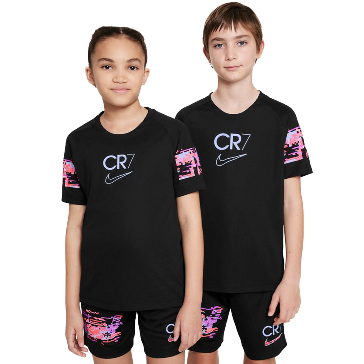 Kantine Sandalen Verslagen Camiseta Nike CR7 Dri-Fit Niño Black-Cobalt Bliss - Fútbol Emotion