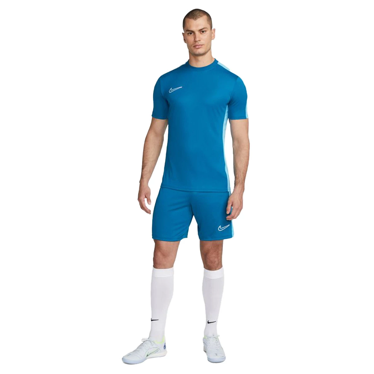 Shorts Nike Dri-Fit Academy 23 Baltic Blue-White - Fútbol Emotion