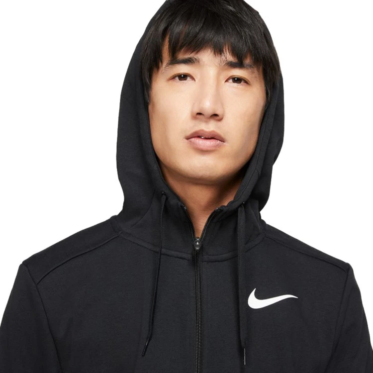 chaqueta-nike-dri-fit-full-zip-training-hoodie-black-white-2