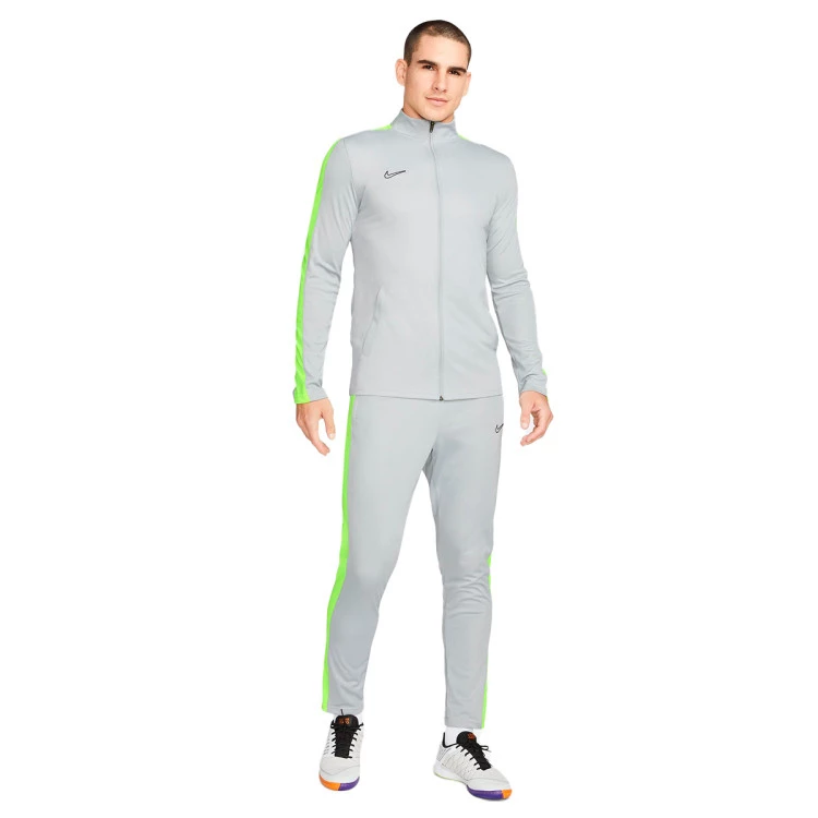 Tracksuit Nike Dri Fit Academy 23 Silver Volt Black Futbol Emotion