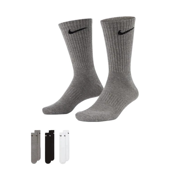 calcetines-nike-everyday-lightweight-3-pares-white-carbon-heather-black-0