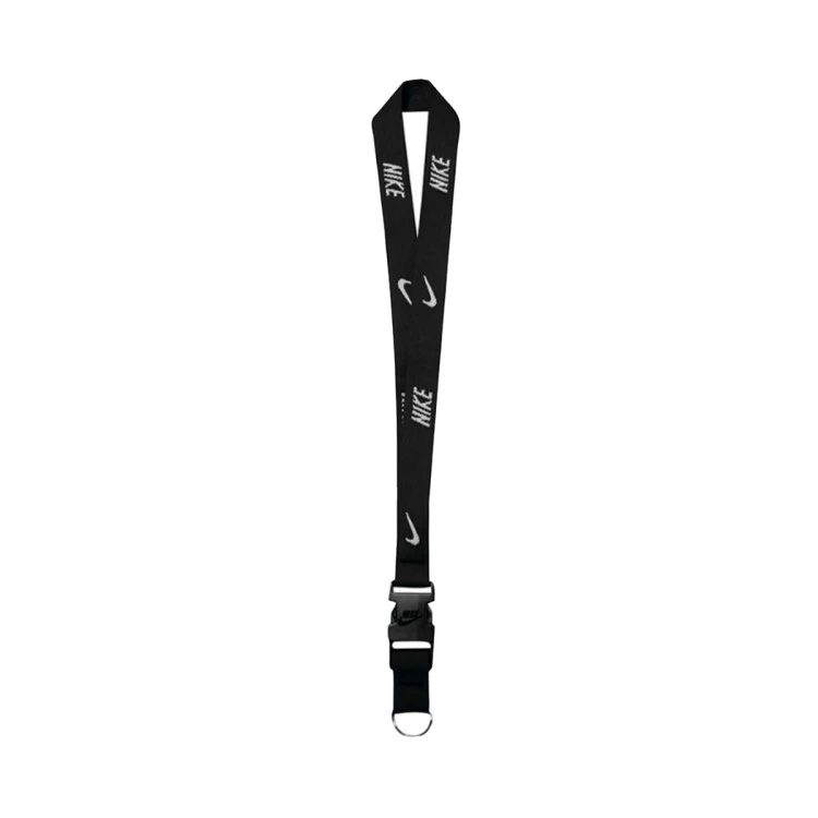 Nike - Brelok do kluczy Lanyard, Unisex, Czarno-biały