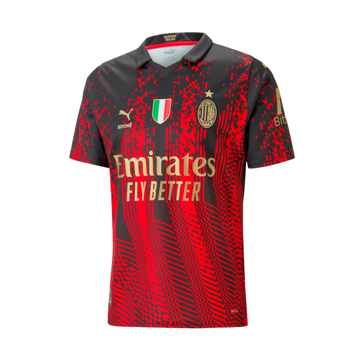 Camiseta Puma AC Milan x Koche Cuarta 2022-2023 Fiery Red-Black - Fútbol