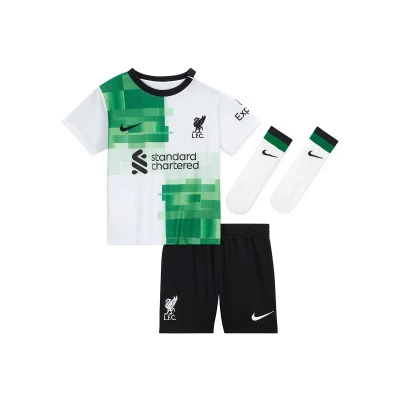 Conjunto Liverpool FC Segundo Equipamento 2023-2024 Bebé