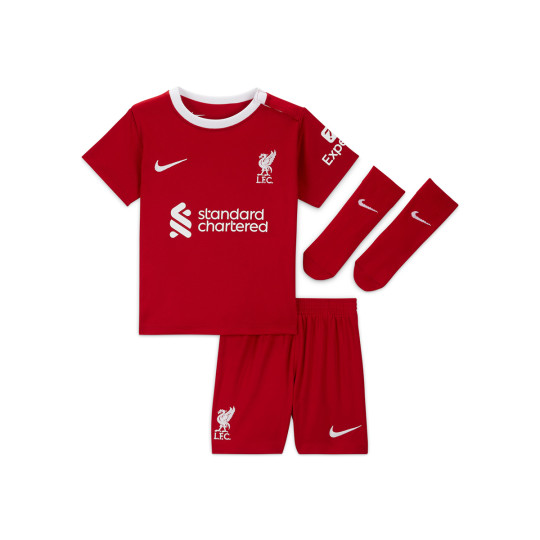 Conjunto Nike Liverpool FC Primera Equipación 2023-2024 Bebé Gym Red ...