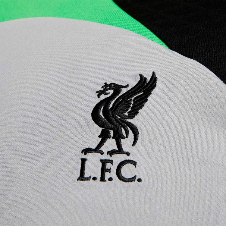 Jersey Nike Liverpool FC Training 2023 2024 Wolf Grey Poison Green Black Futbol Emotion